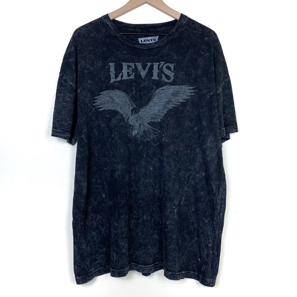 Levi’s Acid Wash Eagle Graphic Short Sleeve Tee